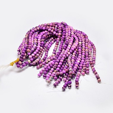 Natural Imperial Jasper Beads Strands(G-I122-4mm-07)-2