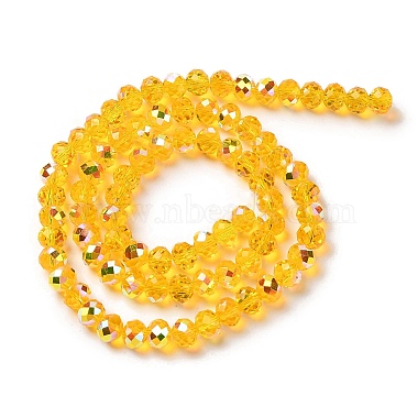 AB Color Plated Transparent Electroplate Beads Strands(EGLA-H104-06E)-2