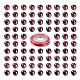 100pcs 8mm perles de grenat(DIY-LS0002-14)-2