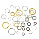 60G 6 Styles DIY Brass & Iron Open Jump Rings Sets(DIY-FS0004-11)-3