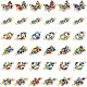 Nbeads 36Pcs 6 Style Alloy Enamel Links Connectors(FIND-NB0001-89)-1