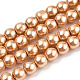 Baking Painted Pearlized Glass Pearl Round Bead Strands(HY-Q003-4mm-36A)-1