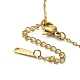 Brass Micro Pave Cubic Zirconia Pendant Necklaces for Women(NJEW-E106-16KCG)-4