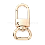 Alloy Swivel Clasps, Light Gold, 48x23x6mm, Hole: 15.5x8.5mm(FIND-C084-08KCG)