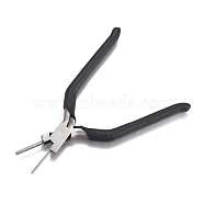 Iron Bail Making Pliers, Wire Looping Forming Pliers, with Non-slip Comfort Grip Handle, Black, 13.7x9.5x1cm(PT-I002-02)