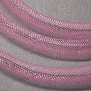Plastic Net Thread Cord, Pink, 10mm, 30Yards(PNT-Q003-10mm-04)