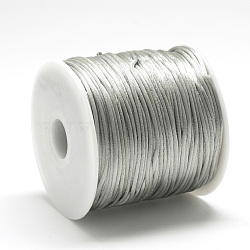 Nylon Thread, Light Grey, 2.5mm, about 32.81 Yards(30m)/Roll(NWIR-Q010B-484)