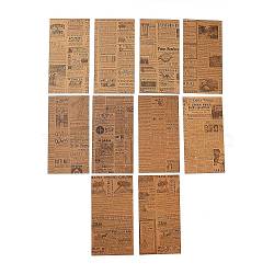 Scrapbook Kraft Paper Pad, for DIY Album Scrapbook, Greeting Card, Background Paper, Diary Decorative, Peru, 16x8.4cm, 60pcs/bag(X-DIY-H129-B04)
