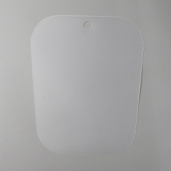 PVC Boot Shaper Form Inserts, Boots Tall Support, Random Patterns or None Pattern, Trapezoid, WhiteSmoke, 32x26x0.05cm, Hole: 20mm
