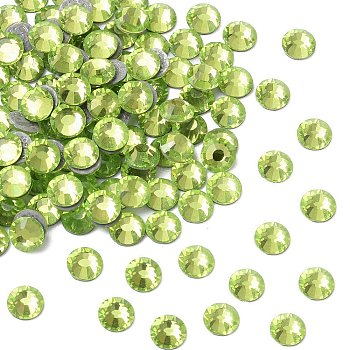 Preciosa&reg Crystal Hotfix Flatback Stones, Czech Crystal, Round(438 11 612 Chaton Rose VIVA 12 &reg), 50540 Limecicle, SS6(1.9~2.1mm)