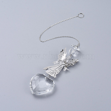 Clear Angel & Fairy Glass Decoration