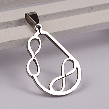 Stainless Steel Color Infinity Stainless Steel Pendants