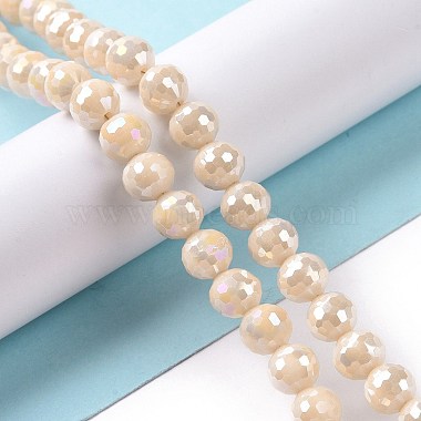 Electroplate Glass Beads Strands(GLAA-E036-14-M)-3