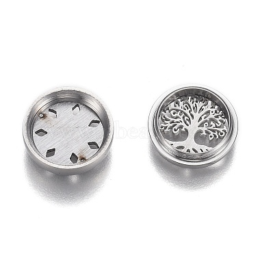 304 Stainless Steel Diffuser Locket Aromatherapy Essential Oil(AJEW-N025-03P)-3