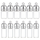 12Pcs 2 Style Glass Bottle Pendants(FIND-NB0002-66)-1