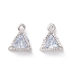 Alloy Clear Cubic Zirconia Charms(ZIRC-A022-07P)-1