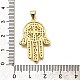 Rack Plating Brass Micro Pave Cubic Zirconia Pendants(KK-L226-103G)-3