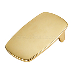 Brass Belt Buckles, Oval, Raw(Unplated), 79.5x49.5x17mm, Hole: 9x39.5mm(KK-WH0079-224)