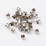 Platinum Iron Bead Caps(E015Y)