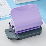 6-Hole Plastic Paper Hole Punches, Paper Puncher for DIY Paper Cutter Crafts & Scrapbooking, Lilac, 65x90x60mm(PW-WG47193-01)