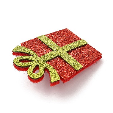 Christmas Theme PU Leather Brooch(JEWB-C004-01F)-3