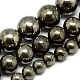 Natural Pyrite Beads Strands(G-S265-03-4mm)-1