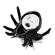 Halloween Resin Spider with Scary Eyeball LED Light Figurines Ornament(AJEW-Z036-01A)-4