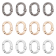 wadorn 12pcs 3 styles anneaux de porte à ressort en alliage(FIND-WR0008-94)-1