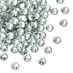 Preciosa&reg Crystal Hotfix Flatback Stones, Czech Crystal, Round(438 11 612 Chaton Rose VIVA 12 &reg), 50000 Chrysolite, SS10(2.7~2.9mm)(Y-PRC-HSS10-50000)