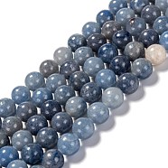Natural Blue Aventurine Beads Strands, Round, 6mm, Hole: 0.8mm, about 65pcs/strand, 15.1 inch(G-F380-6mm)