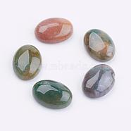 Natural Indian Agate Cabochons, Oval, 18x13x6mm(G-K217-01D)