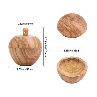 Wooden Apple Box Jewelry Pendants(FIND-WH0032-44)-2