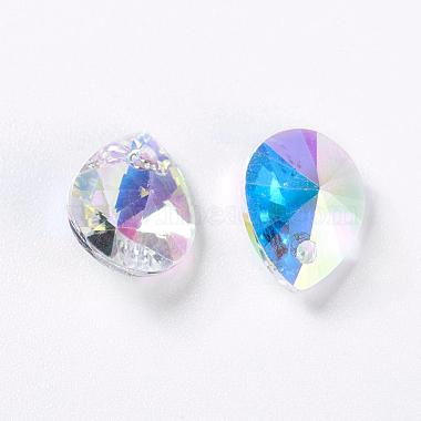 Faceted K9 Glass Rhinestone Charms(RGLA-F053-A-001AB)-2