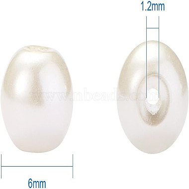 perles rondes en perles de verre teintées écologiques(HY-BC0001-6mm-RB011)-3