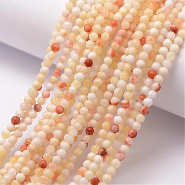 Natural Honey Jade Beads Strands(G-K146-56-3mm)-2