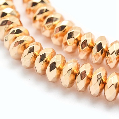 Chapelets de perles en hématite synthétique sans magnétiques(G-L485-06D-LG)-2