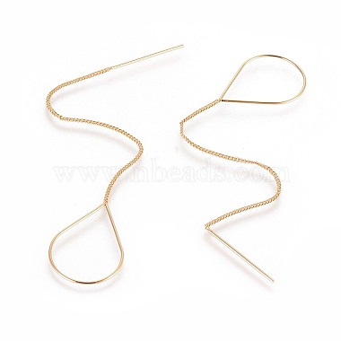 Brass Stud Earring Findings(X-KK-S345-066)-2