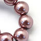 Baking Painted Pearlized Glass Pearl Round Bead Strands(HY-Q003-4mm-58)-3