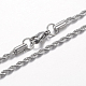 304 Stainless Steel Kitten Chain Necklaces(NJEW-JN02012-01)-4
