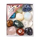 Nuggets Natural & Synthetic Mixed Gemstone Tumbled Polished Stones Collections(AJEW-Q152-04)-1