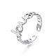304 Stainless Steel Word Love Open Cuff Ring for Women(RJEW-S405-262P)-4