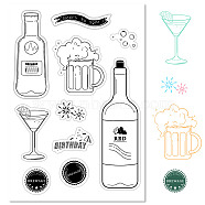 Custom PVC Plastic Clear Stamps, for DIY Scrapbooking, Photo Album Decorative, Cards Making, Stamp Sheets, Film Frame, Bottle, 160x110x3mm(DIY-WH0439-0052)