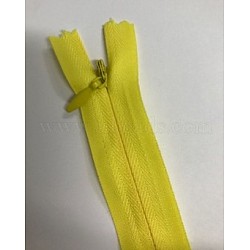 Garment Accessories, Nylon Zipper, Zip-fastener Components, Gold, 25x2.5cm(FIND-WH0006-25cm-110)