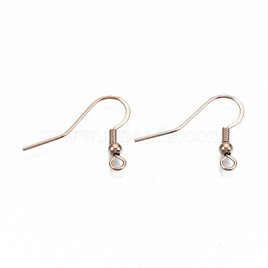 Rose Gold 304 Stainless Steel Earring Hooks