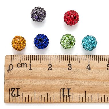 Pave Disco Ball Beads(RB-H258-8MM-M)-4