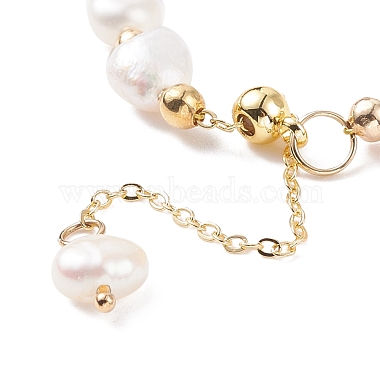 Bracelet en perles d'aventurine verte naturelle et perle avec breloque cœur en zircone cubique(BJEW-JB08167-02)-6