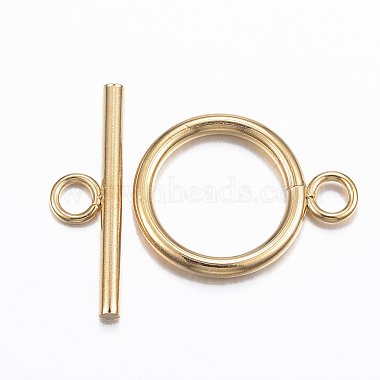 Golden Ring Stainless Steel Toggle Clasps