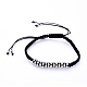 Unisex Adjustable Nylon Thread Braided Bead Bracelets(BJEW-JB05137-02)-1