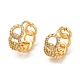 304 boucles d'oreilles en acier inoxydable(EJEW-M261-02G-04)-1