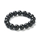 Round Glass Beads Stretch Bracelets for Teen Girl Women(BJEW-A117-E-21)-2